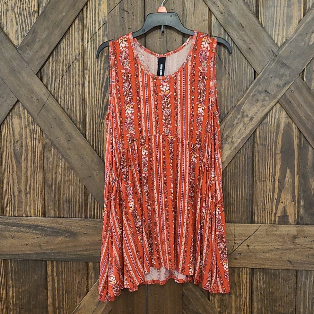 XS Agnes & Dora Muse Tank Barn Red Boho
